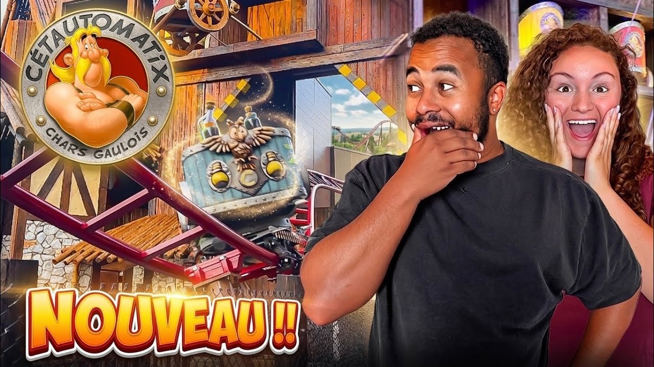 CETAUTOMATIX : le NOUVEAU coaster du PARC ASTERIX est OUVERT
