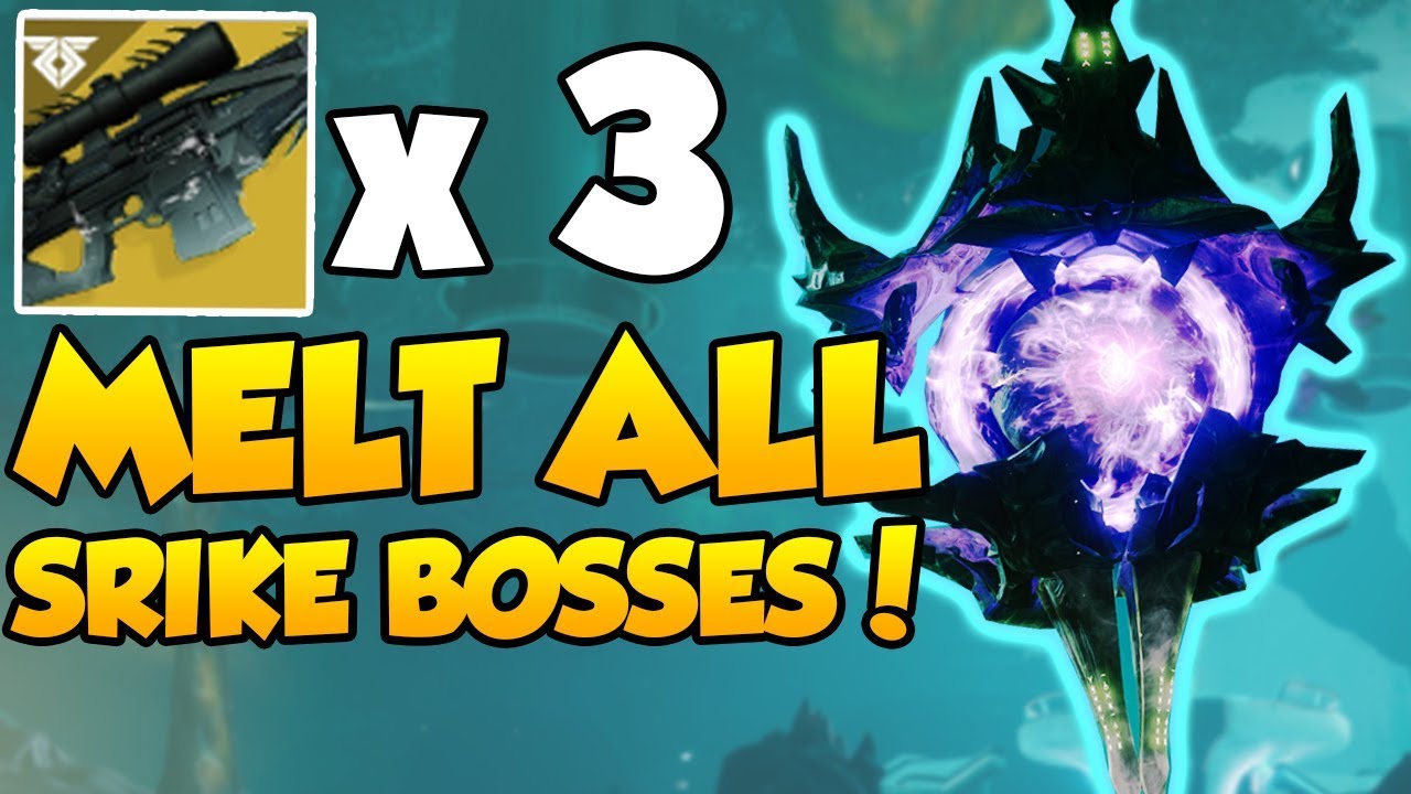Melting All Strike Bosses w/ Black Spindle! [Destiny 2]