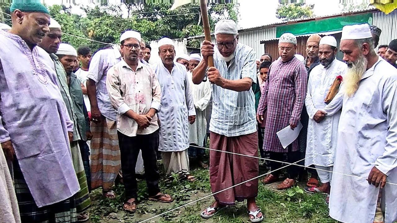 আগচারান জামে মসজিদের পুনঃ নির্মাণ অনুষ্ঠান।২০২৫। Renad Bangla।