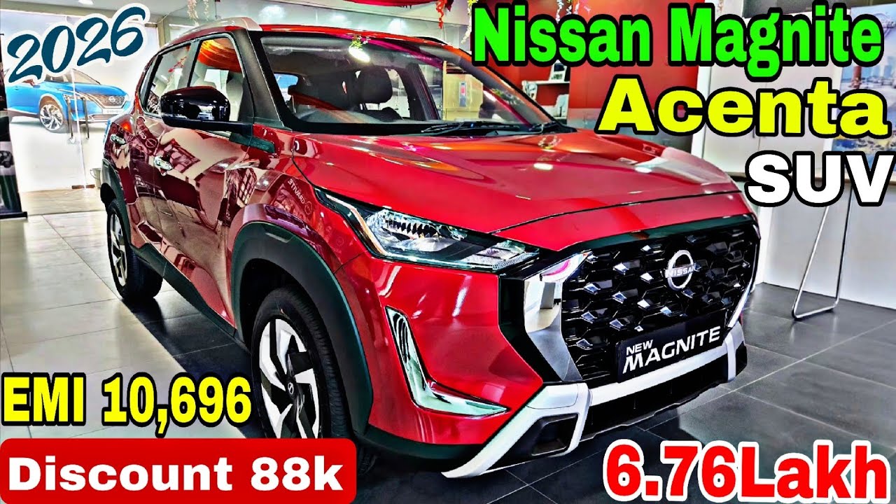 2026 New Nissan Magnite Acenta 🔥 ₹88,000 Discount | On Road Price & Full Review