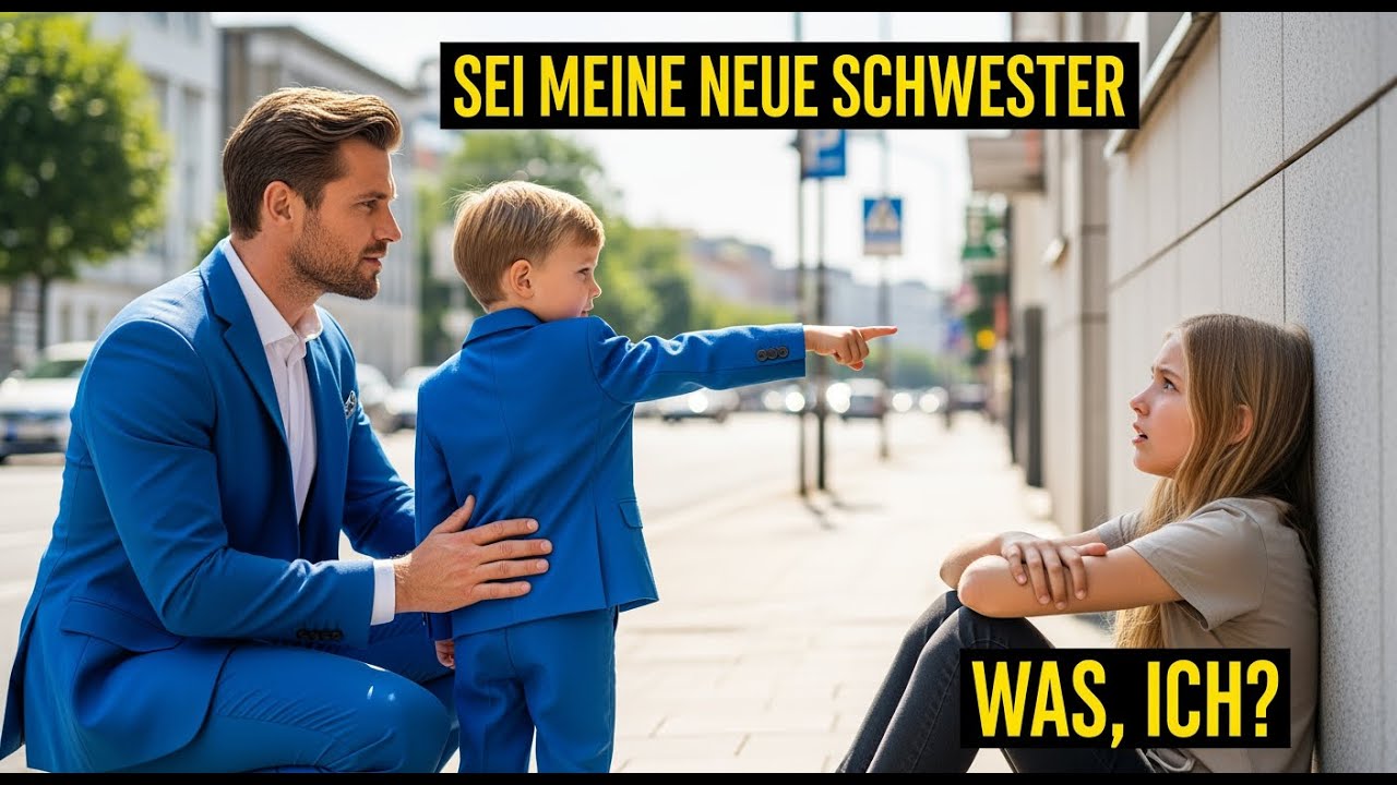 „Papa, ich will sie als Schwester“ – Der Milliardär erstarrte, als sein Sohn das arme Mädchen zeigte