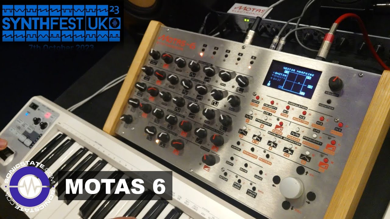 Synthfest UK 23: Motor 6 Motas 6 Vector Synthesizer