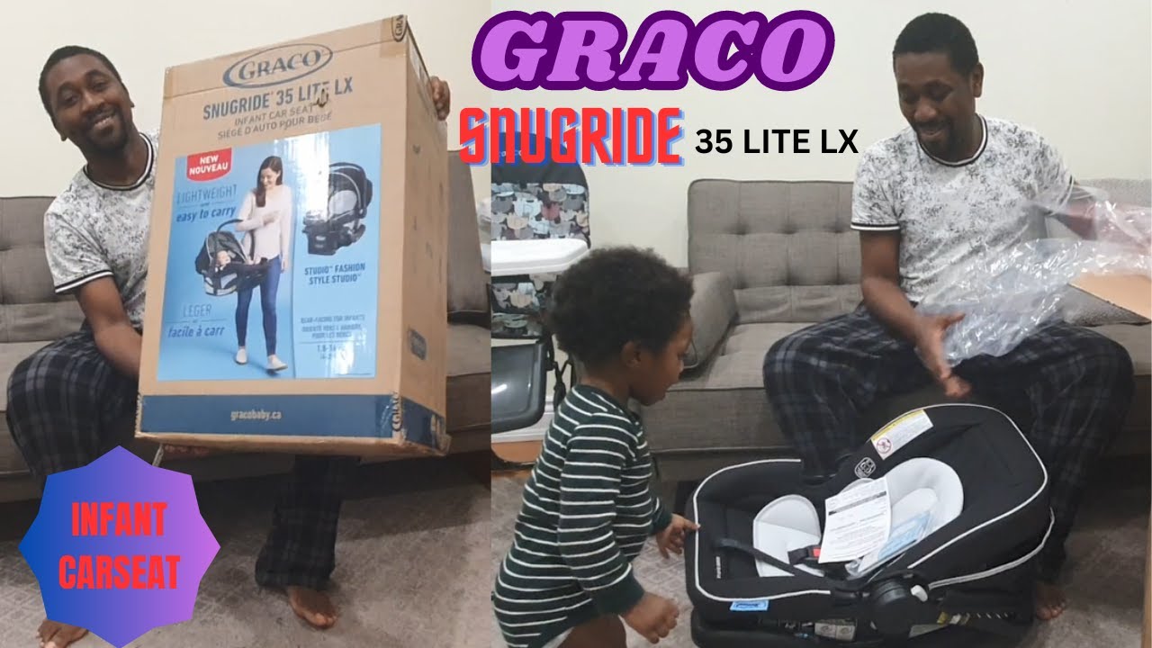 Детское автокресло GRACO SNUGRIDE 35 LITE LX | Распаковка