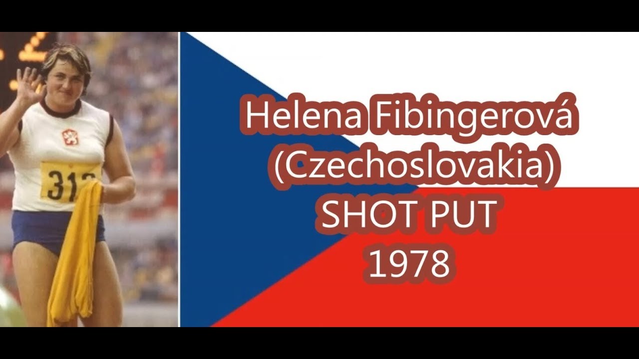 1978 Helena Fibingerová (Czechoslovakia) SHOT PUT (WORLD RECORDHOLDER)
