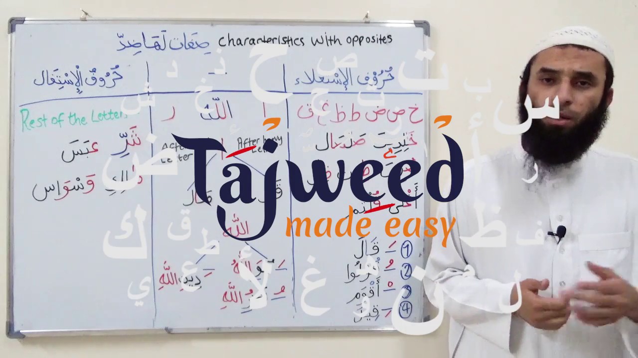 Theory Lesson 23 - Characteristics of Letters (Heavy & Light) Pt 2 | Tajweed Made Easy