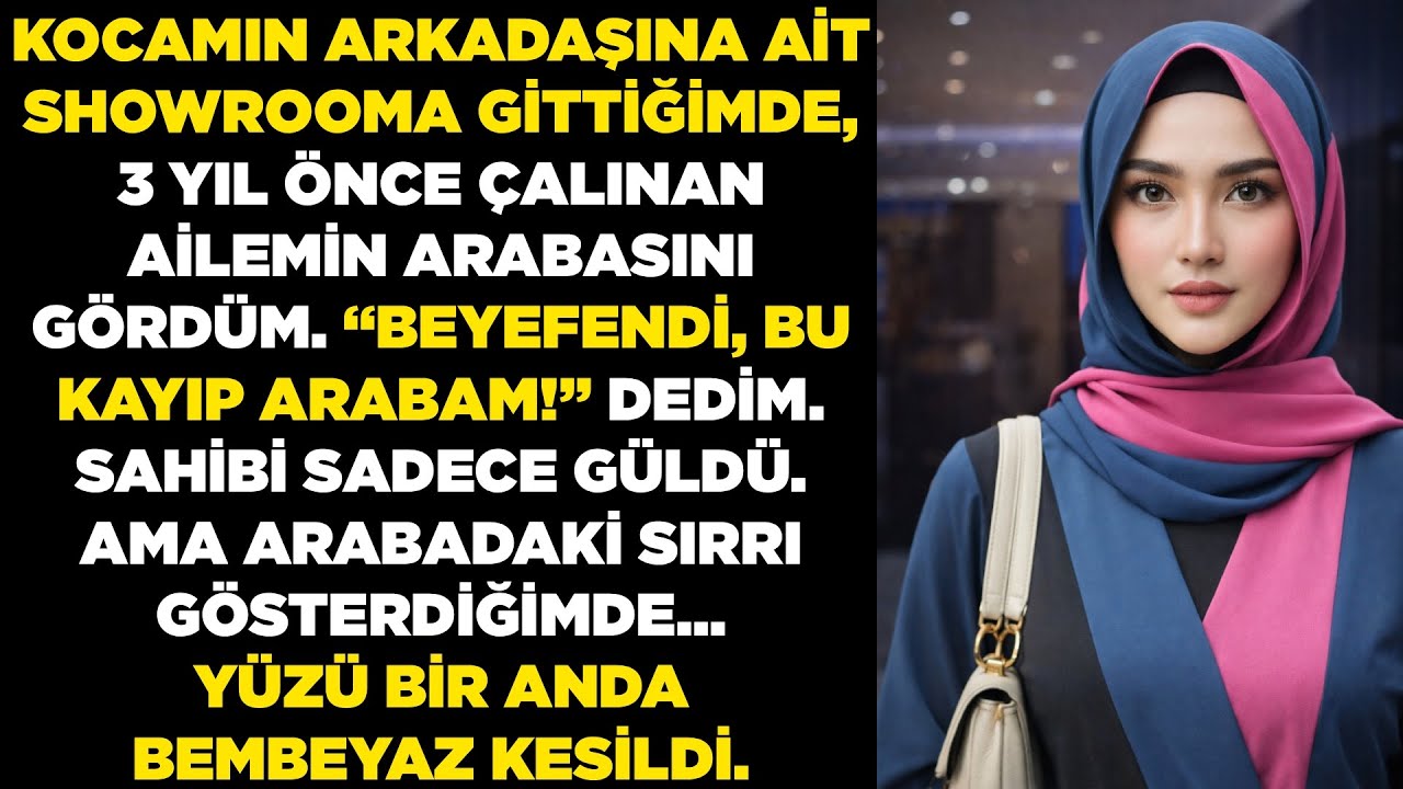 Kocamın arkadaşına ait galeride, babamdan kalan arabayı “tesadüfen” gördüm — şok oldum… meğerse…