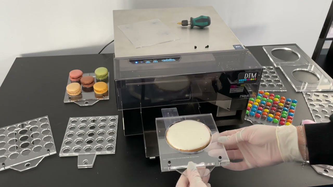 Primera Eddie Edible Colour Ink Food Printer - Tray and Food Adapters