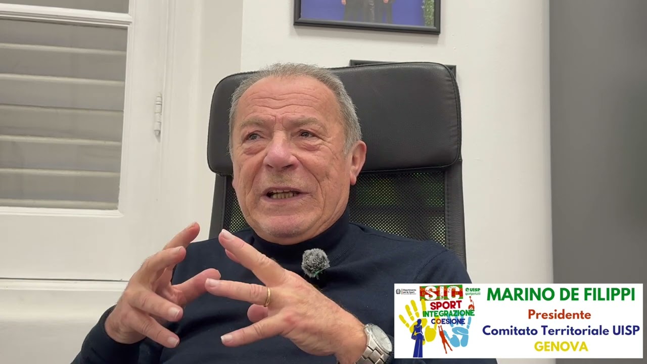 UISP Genova | Progetto SIC: l'intervista al Presidente provinciale Marino De Filippi