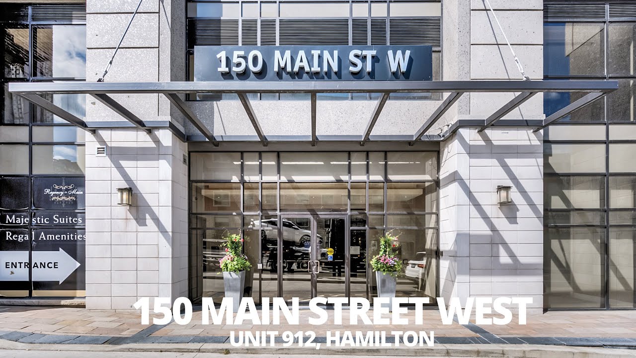 Luxe Hamilton Condo - 150 Main Street West - Unit 912 - Hamilton Real Estate Video