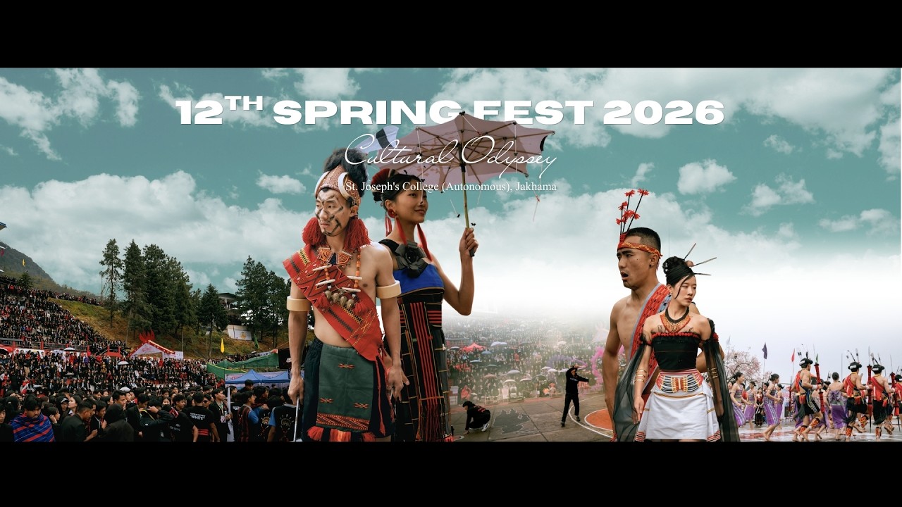 12-й Весенний фестиваль 2026 | Официальный постер | Колледж Святого Иосифа (А), Джакама
