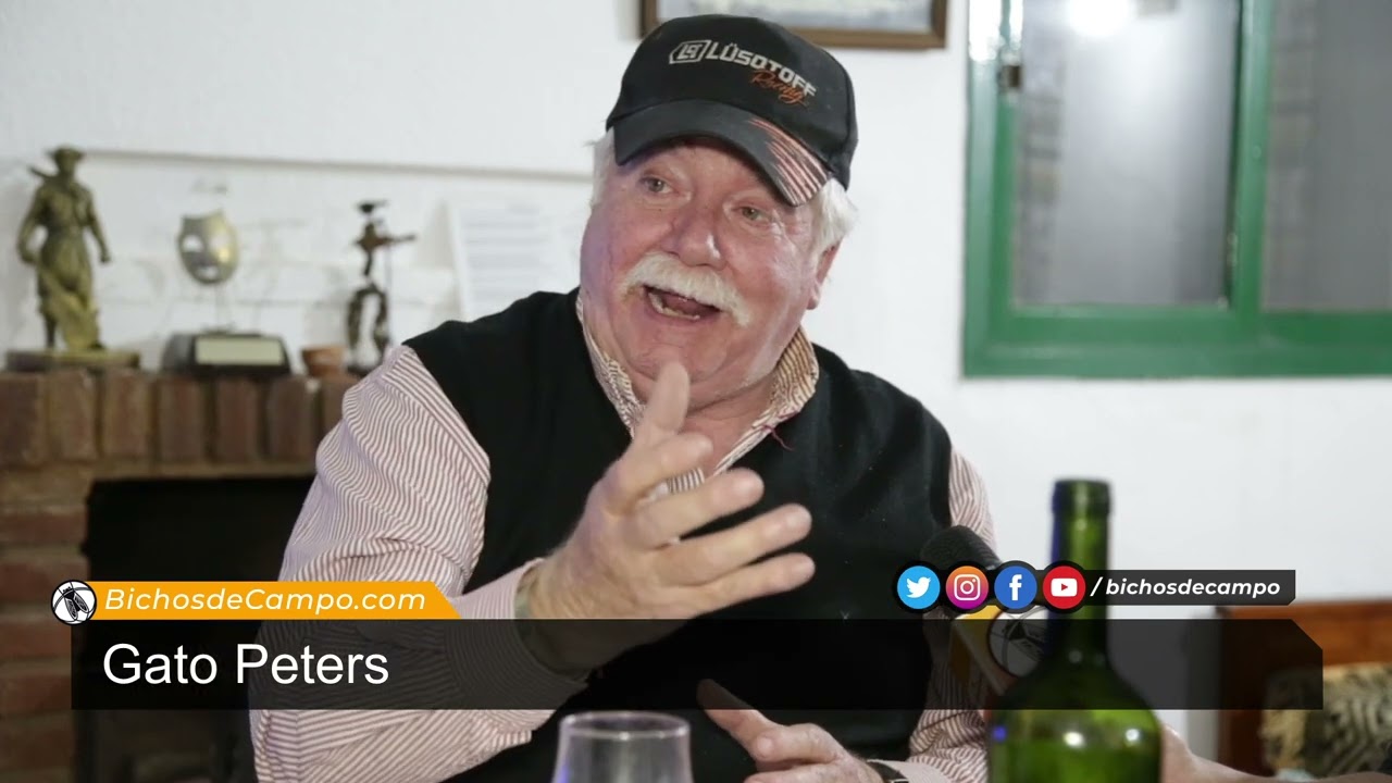 Gato Peters, veterinario, productor ovino, ex docente rural y humorista de Las Flores