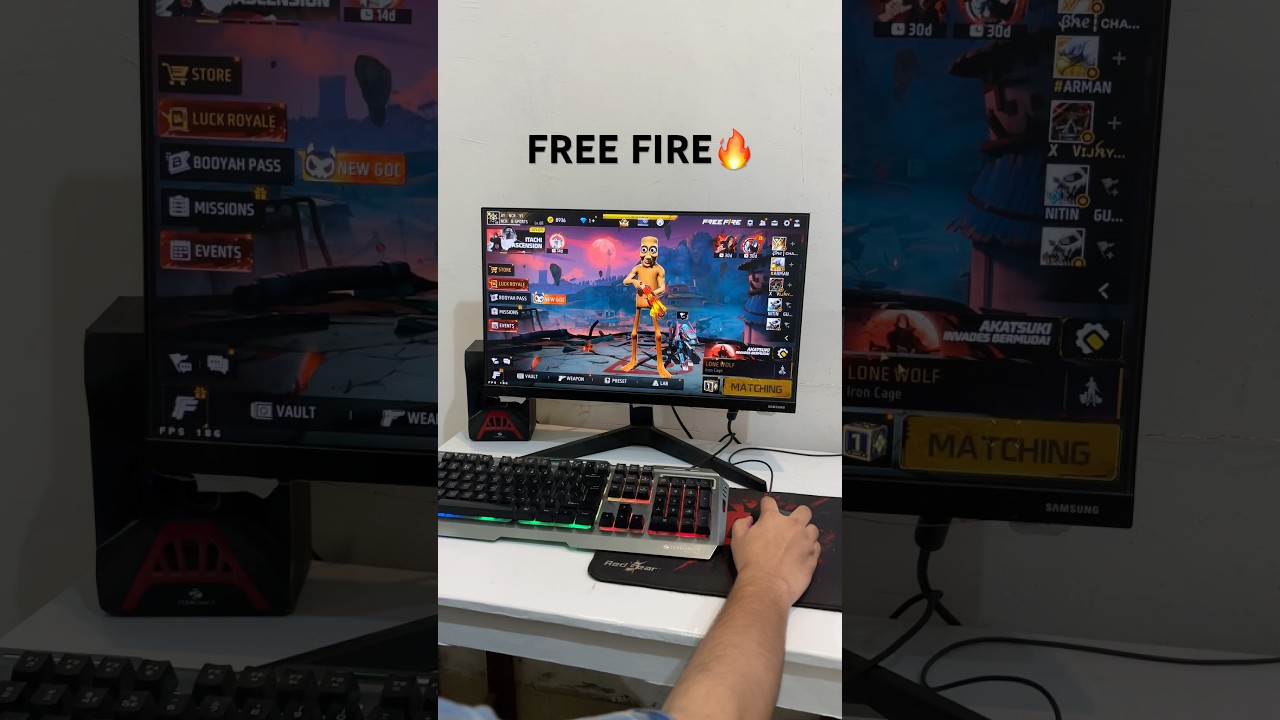 How PC Players use (PANEL) in Free Fire