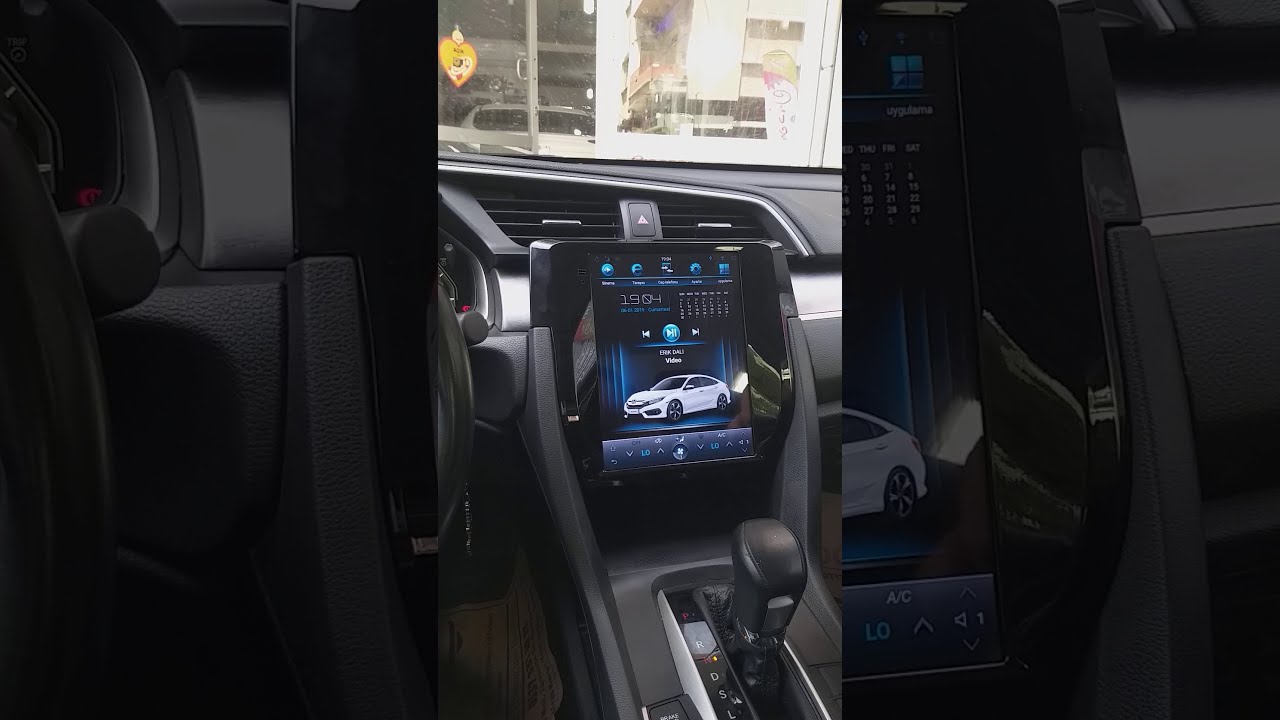 HONDA CİVİC FC5 2016 2020 MULTİMEDYA NAVİGASYON TESLA EKRAN MONTAJ ADANA