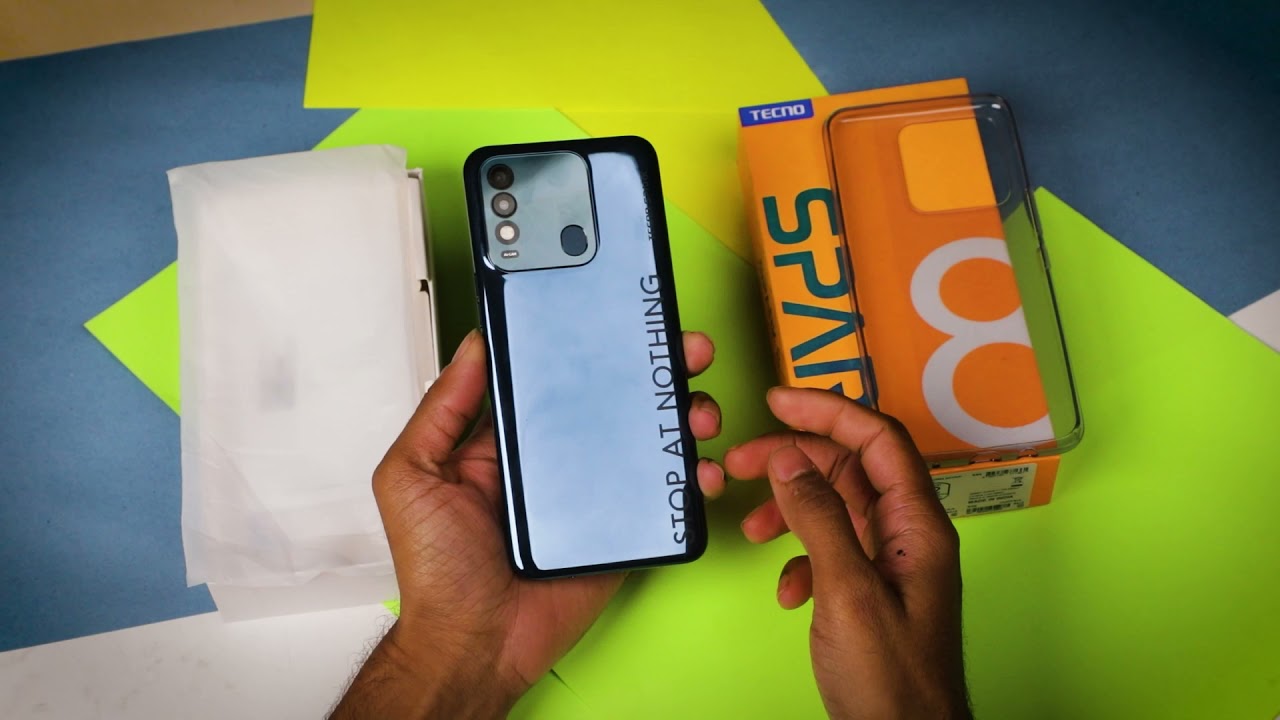Tecno Spark 8 - Bade Sapno ka Spark - Unboxing (English)