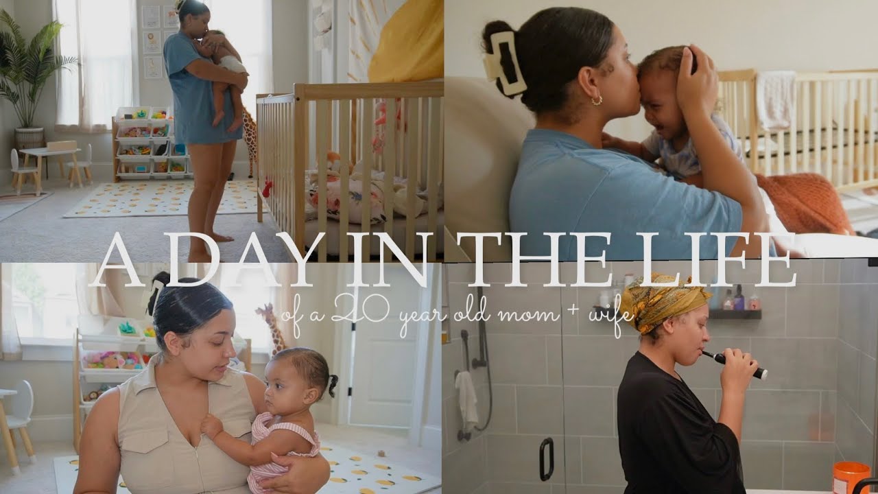 A REALISTIC DAY IN THE LIFE OF A 20 YEAR OLD MOM + WIFE. | raw & real |