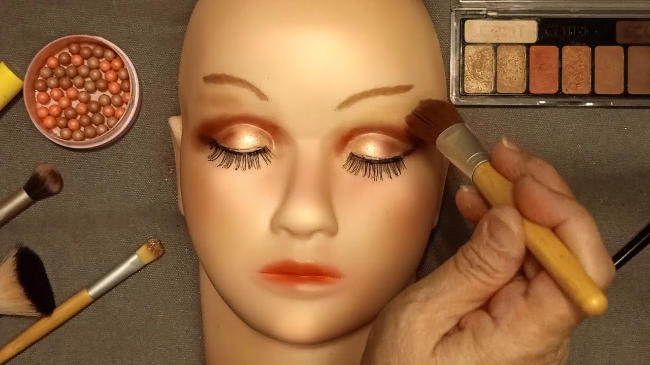 (TÜRKÇE ASMR) Dinlendirici müzikle sana makyaj yapıyorum 😴 | makyaj asmr💄 #makeup #asmr