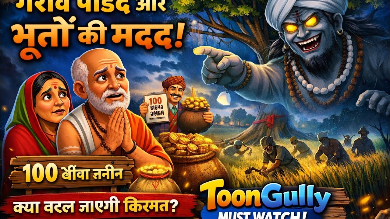 भूखे पंडित और ब्रह्मदैत्य की रात की डरावनी कहानी | Hindi Storyआधी रात का बेल का पेड़ और भूतों Part 1