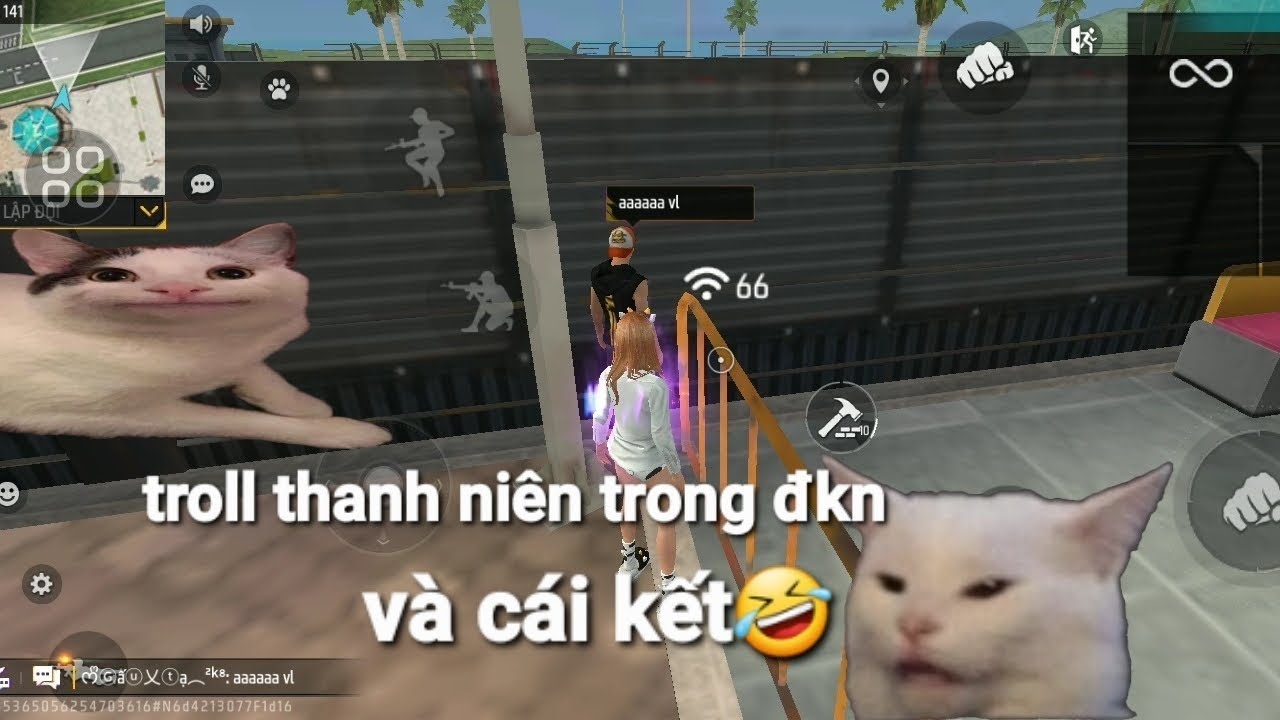lâu lâu gặp mấy bạn chịu chơi với mình vậy cũng zui:3#freefire #ff