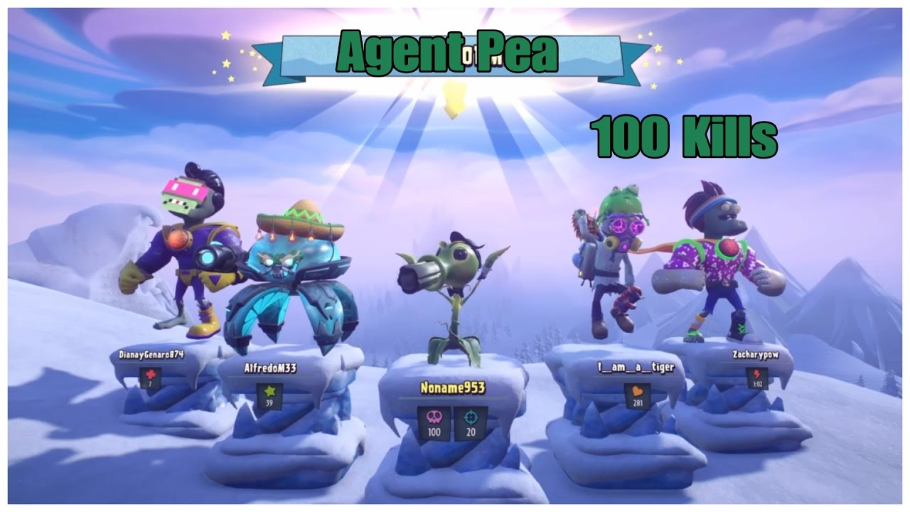 (No commentary) 100 vanquishes with Agent Pea-PvZ GW2