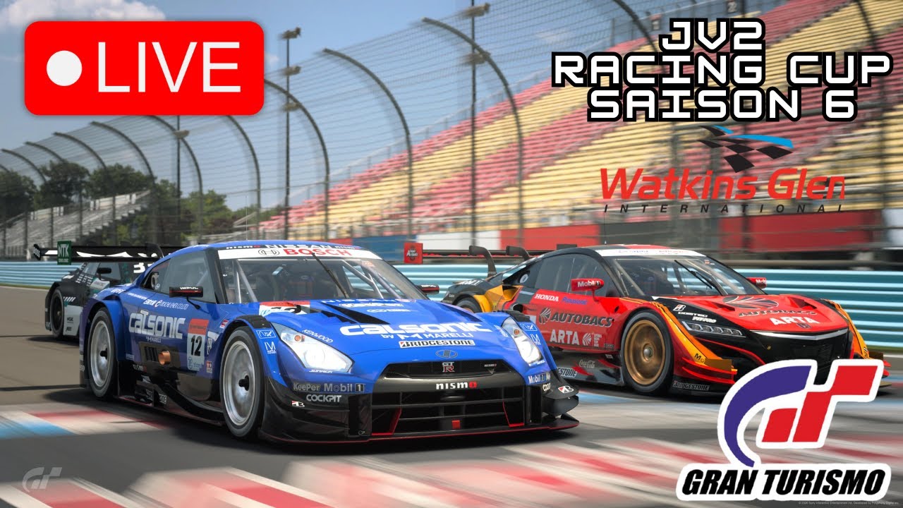 Live Gran Turismo 7 - JV2 Racing Cup Poule 2 - endurance GR2 GT500/DTM Watkings Gleen