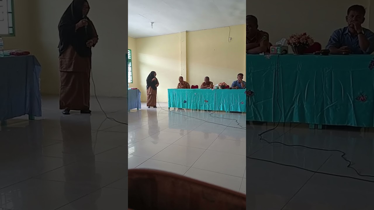 Kata-kata perpisahan oleh Ibu Suryana pada acara purnabakti Pak Manuel Gulo