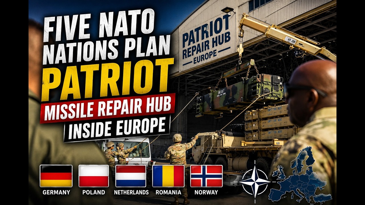 Five NATO nations plan a Patriot missile repair hub inside Europe