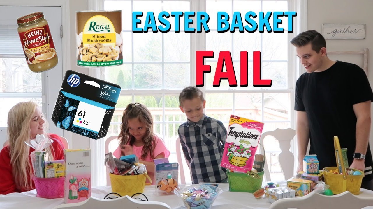 APRIL FOOLS EASTER PRANK ON KIDS! - EASTER BASKET FAIL! - (Extended)