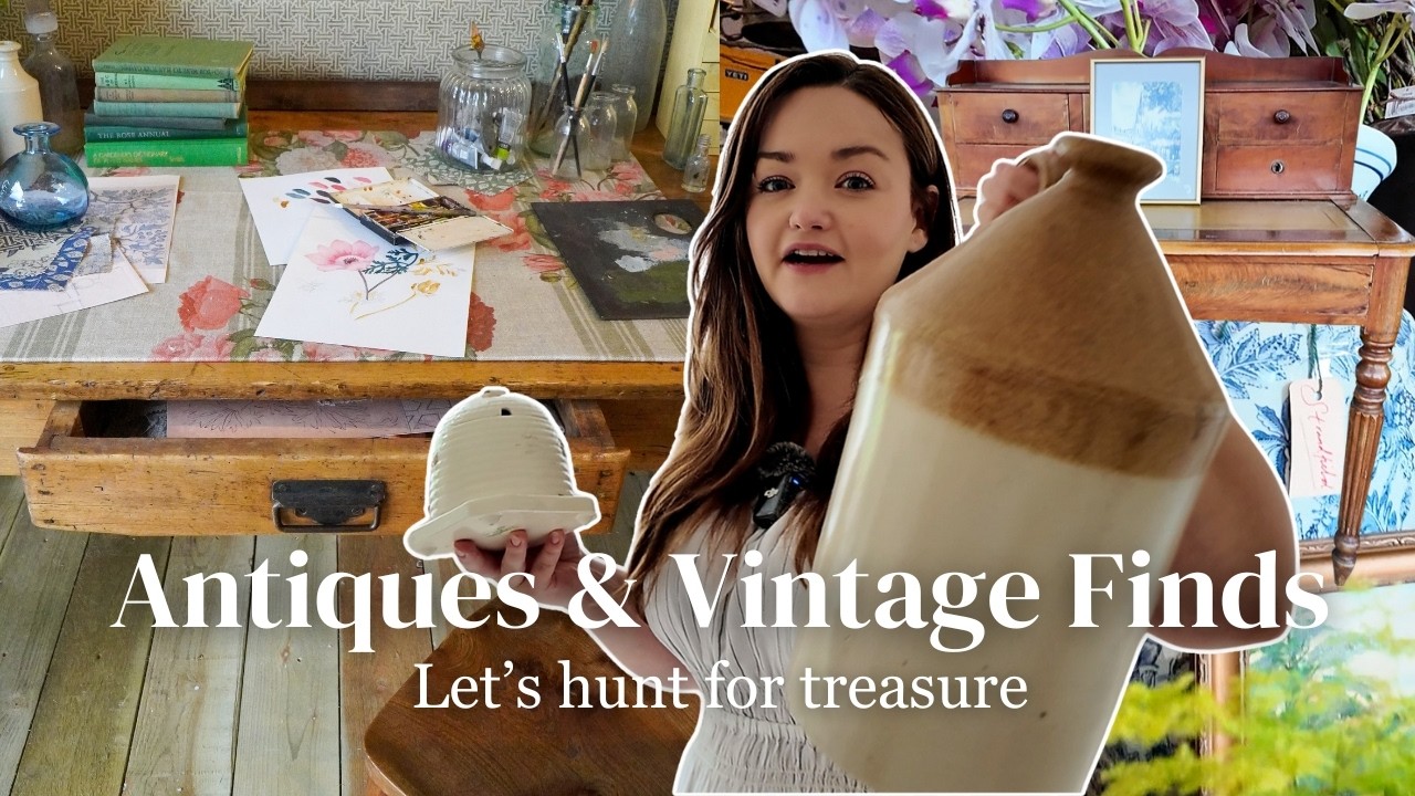 I Found My DREAM Antique ✨ + Cosy Summer Vlog, Irish Cottage Garden Tour & Bee Hive Update