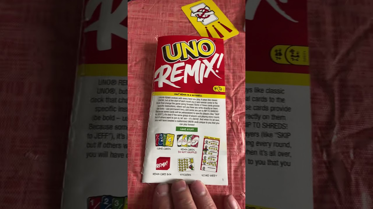 Uno remix more like uno stupid!