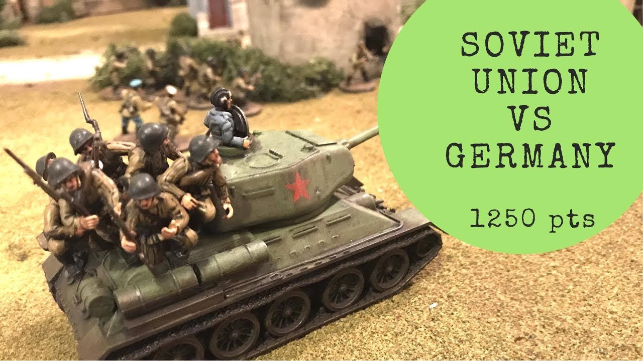 Bolt Action AAR: Soviets vs Germans, Operation Bagration, 1250 pts