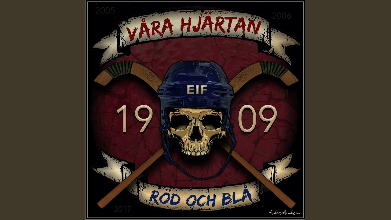 Våra Hjärtan Röd Och Blå