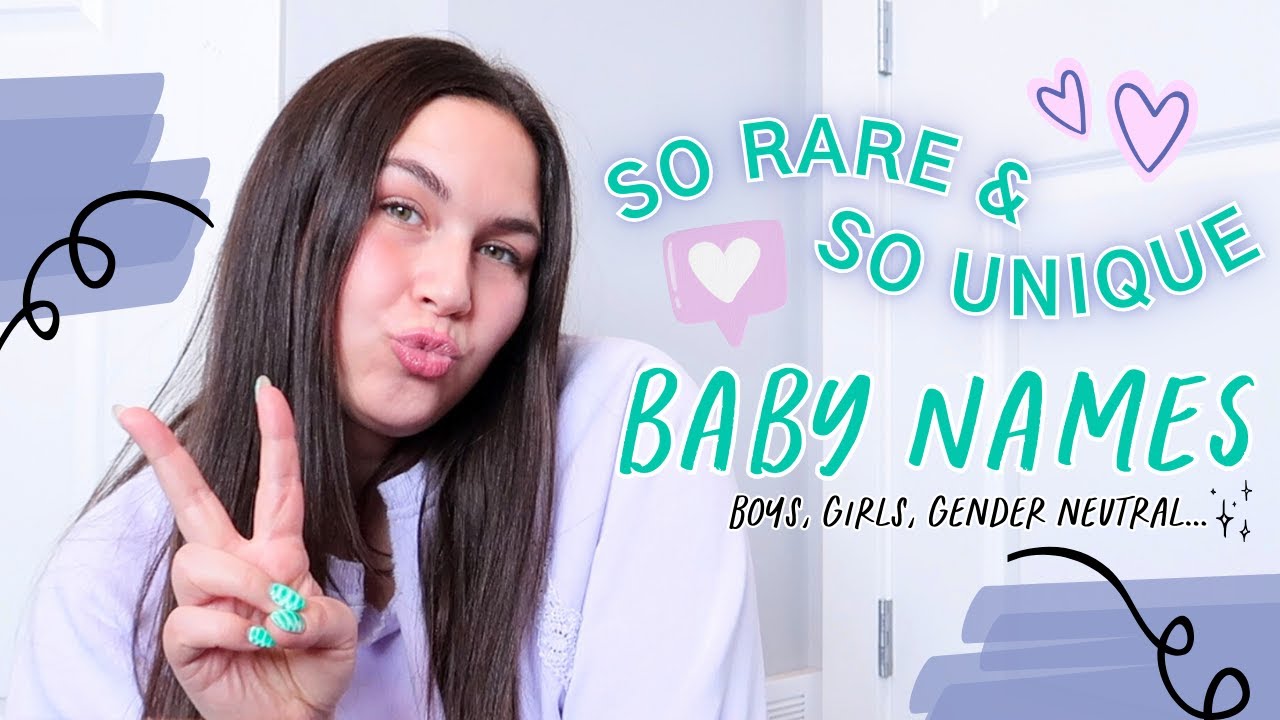 SO RARE & SO UNIQUE BABY NAMES! (Boys, Girls, Gender Neutral)