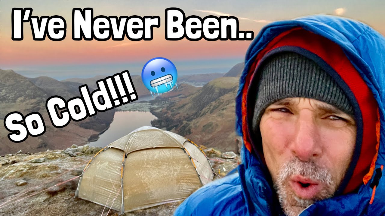Winter SOLITUDE 🙏🏻 - on the most popular wild camping spot in the Lake District