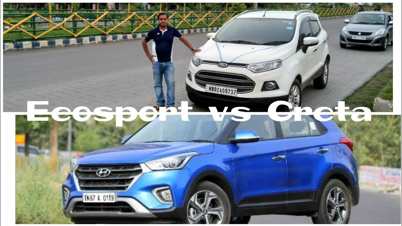 Ford Ecosport vs Hyundai Creta | Real-time Racing |