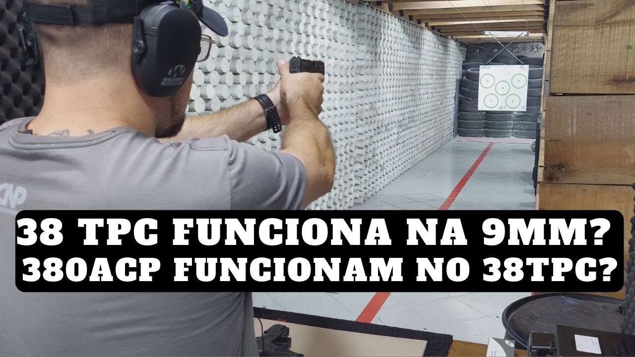 Testando o lan&ccedil;amento, novo calibre da Taurus! 38 TPC funciona na 9mm? E a 380 funciona no 38TPC?