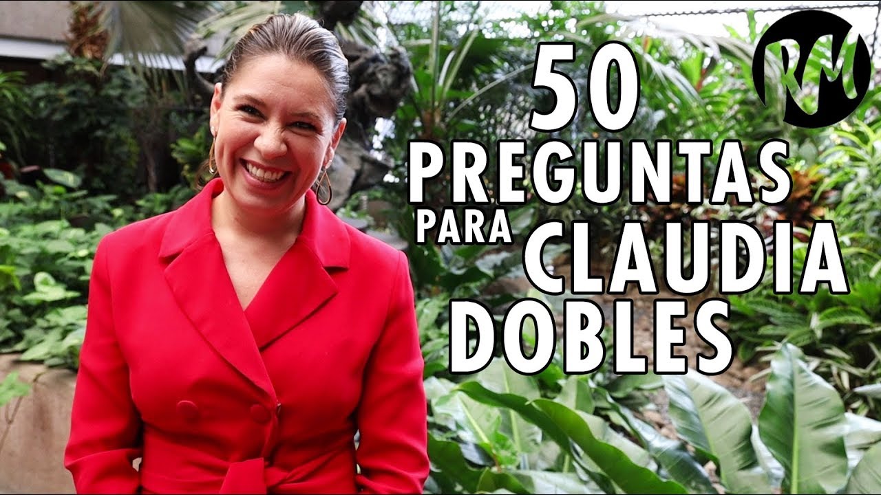 50 Preguntas para CLAUDIA DOBLES (Primera Dama de Costa Rica)