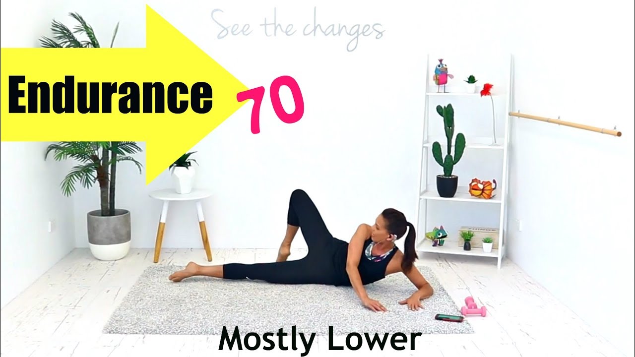 INTERVAL WORKOUT Lower Body WORKOUT -  Barlates Body Blitz Endurance 70 Mostly Lower