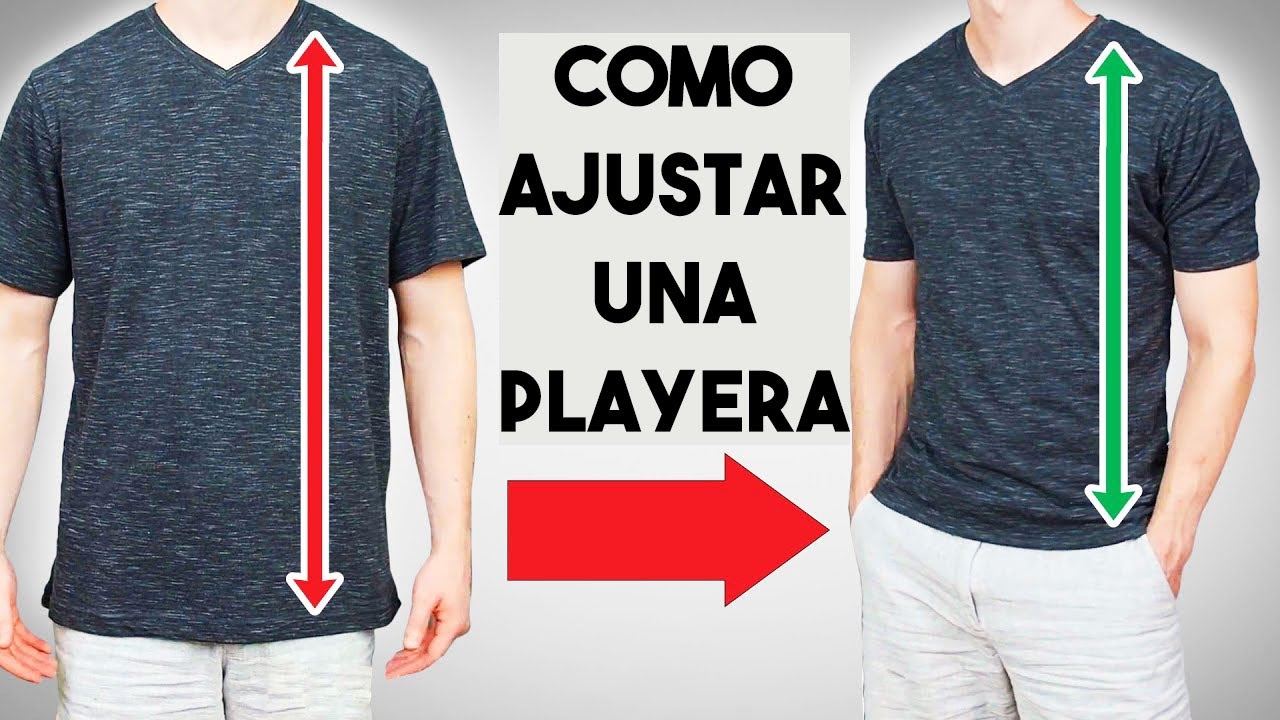 Cómo Ajustar Una Playera Larga En 4 Minutos (Esta Es La Manera Más FÁCIL)