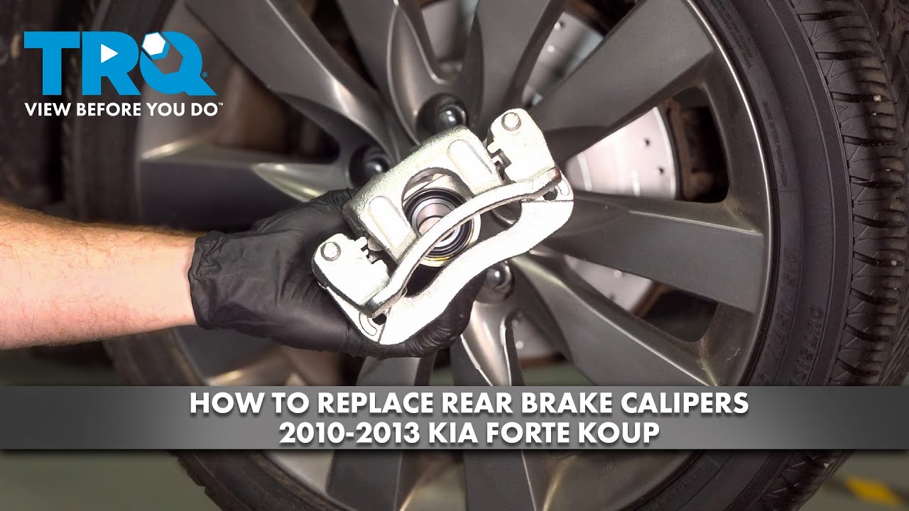 How to Replace Rear Brake Calipers 2010-2013 Kia Forte Koup