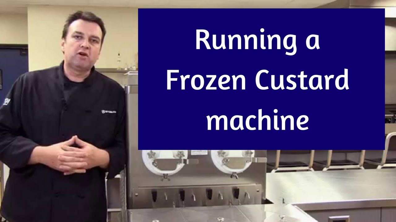 Running a Frozen Custard machine