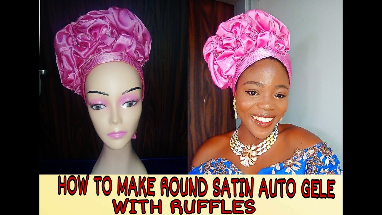 SATIN AUTO GELE TUTORIAL WITH RUFFLES 😱🔥 😲