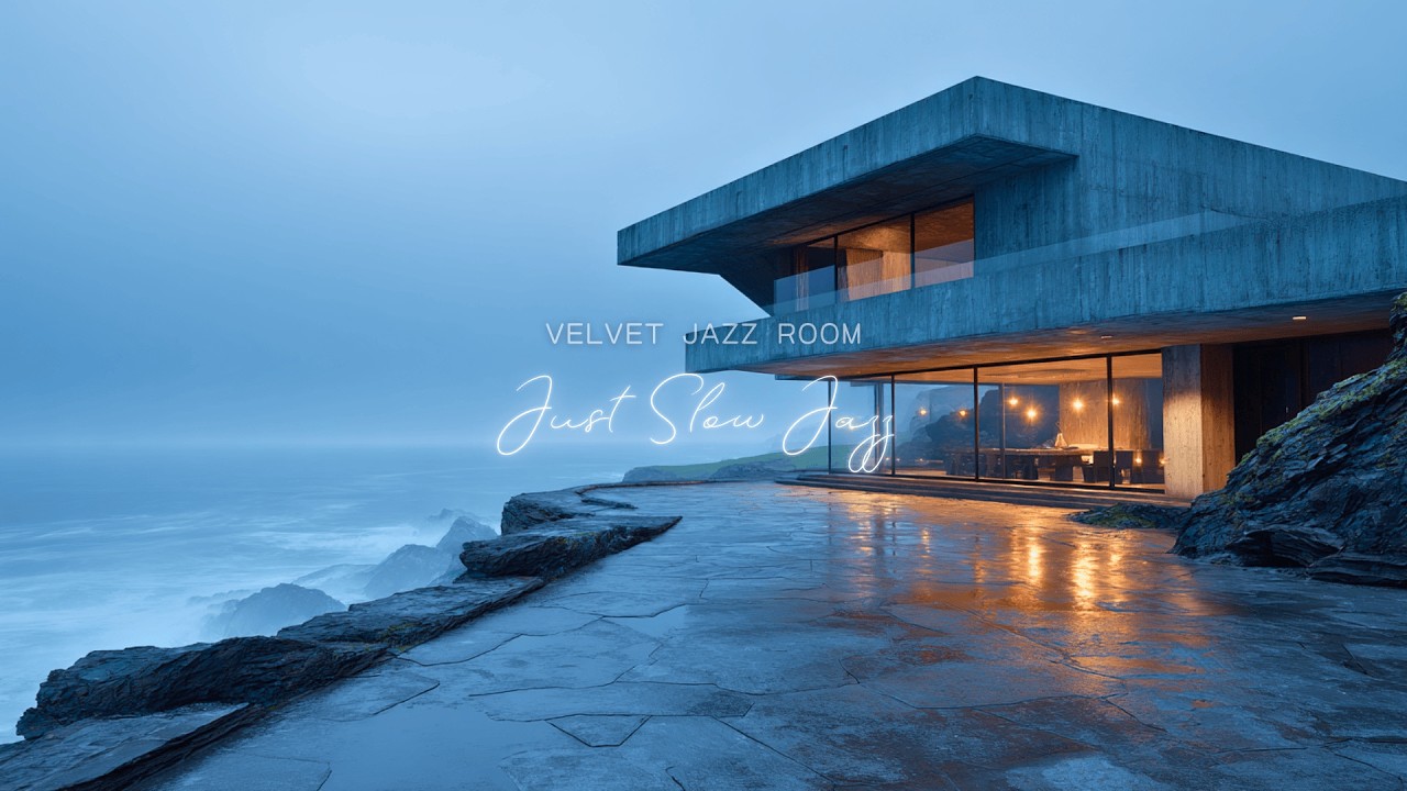 [Playlist] 静かな海と灯りに包まれる夜｜心をほどく大人のJazz Room｜Deep Relax Jazz | Calm Ocean Views & Warm Lights