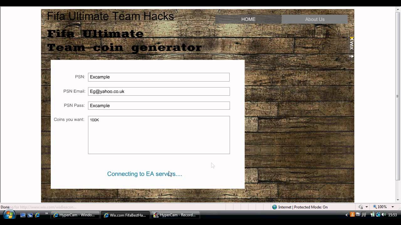 Fifa Ultimate Team | Coin Generator