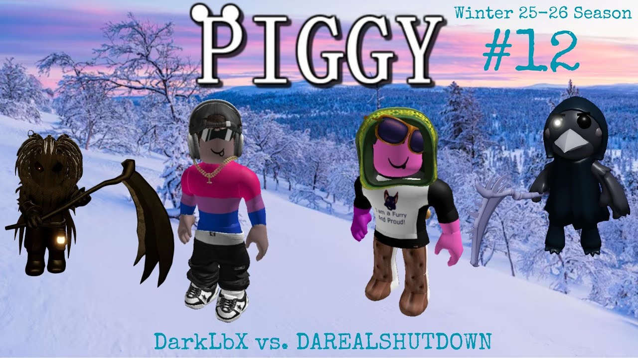 Piggy 1v1s: DarkLbX vs. DAREALSHUTDOWN - Season 2: Winter 25-26 (Part XII)