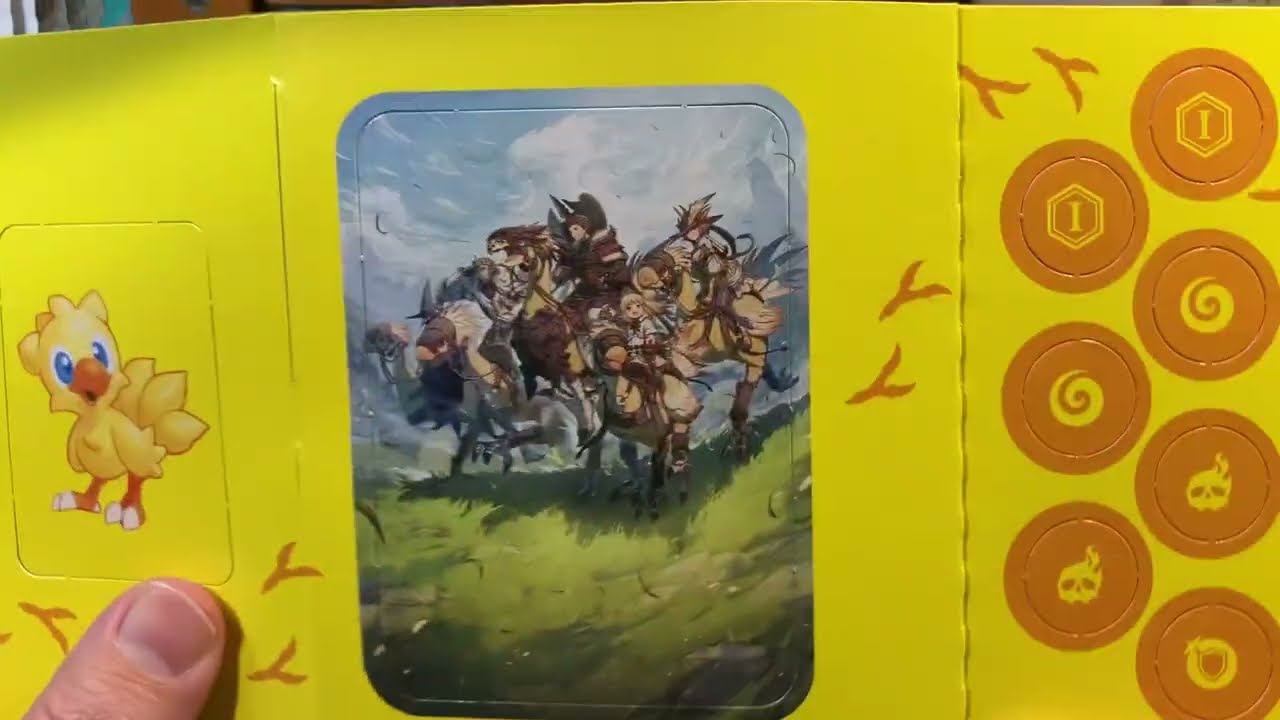 Распаковка праздничного набора Chocobo: что внутри? Magic The Gathering Final Fantasy MTG FIN Ope...
