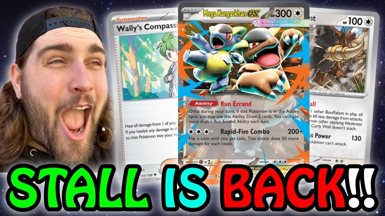 Колода Mega Kangaskhan Ex Stall Deck заставит ваших противников БЕЖАТЬ В ЯРОСТИ!!