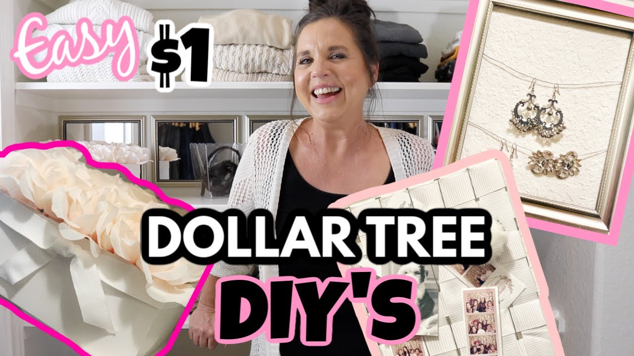 DOLLAR TREE DIY'S | *NEW 2020* - 5 EASY DIY'S FOR MY NEW ORGANIZED CLOSET!