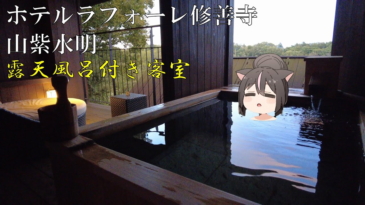 【4K】ホテルラフォーレ修善寺 山紫水明 露天風呂付き客室が最高過ぎた&hellip;【修善寺旅】