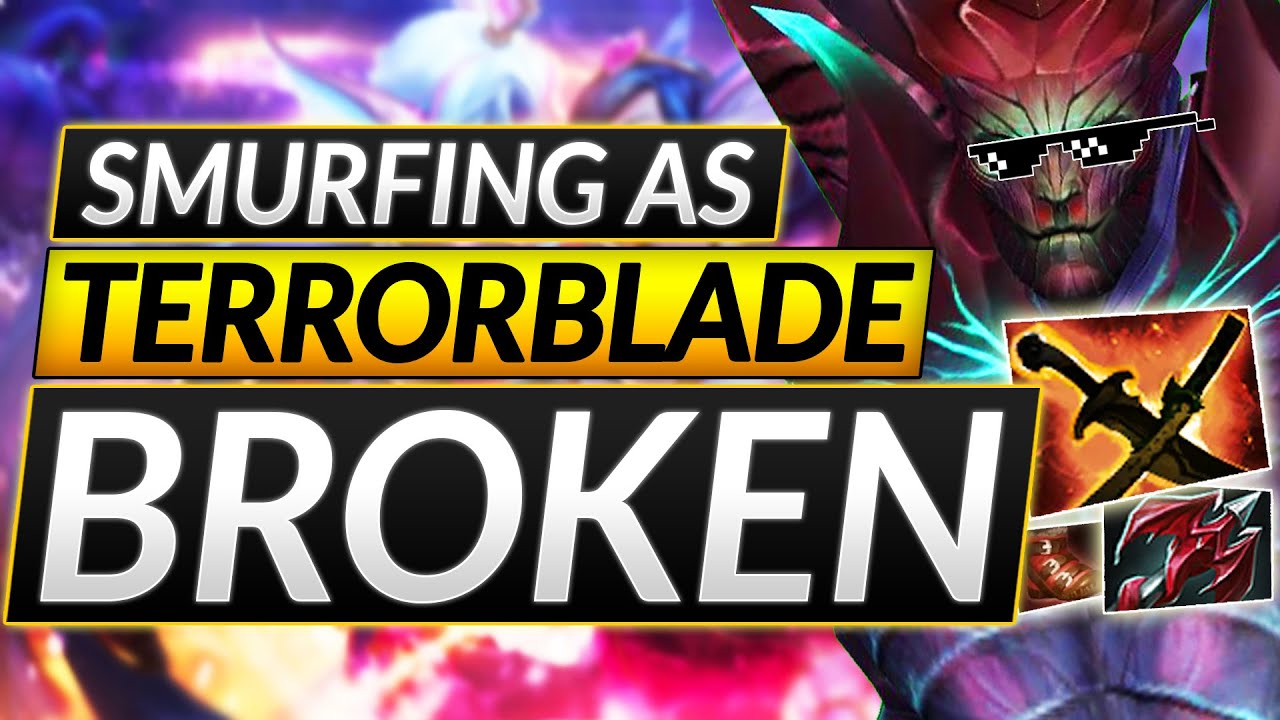 BROKEN TERRORBLADE SMURF at 8K MMR - THE HARDCARRY Strategy - Dota 2 Guide