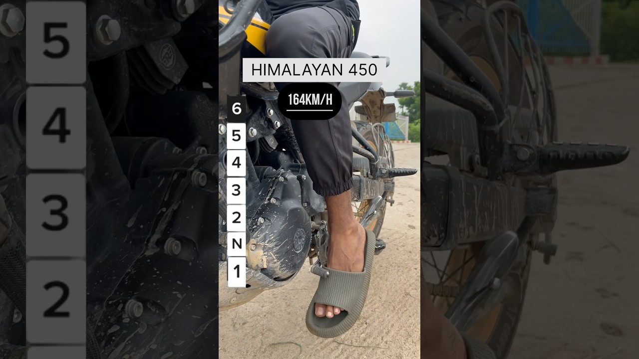 Himalayan 450 Each Gear Top Speed 🚀#himalayan//#bike//#ride